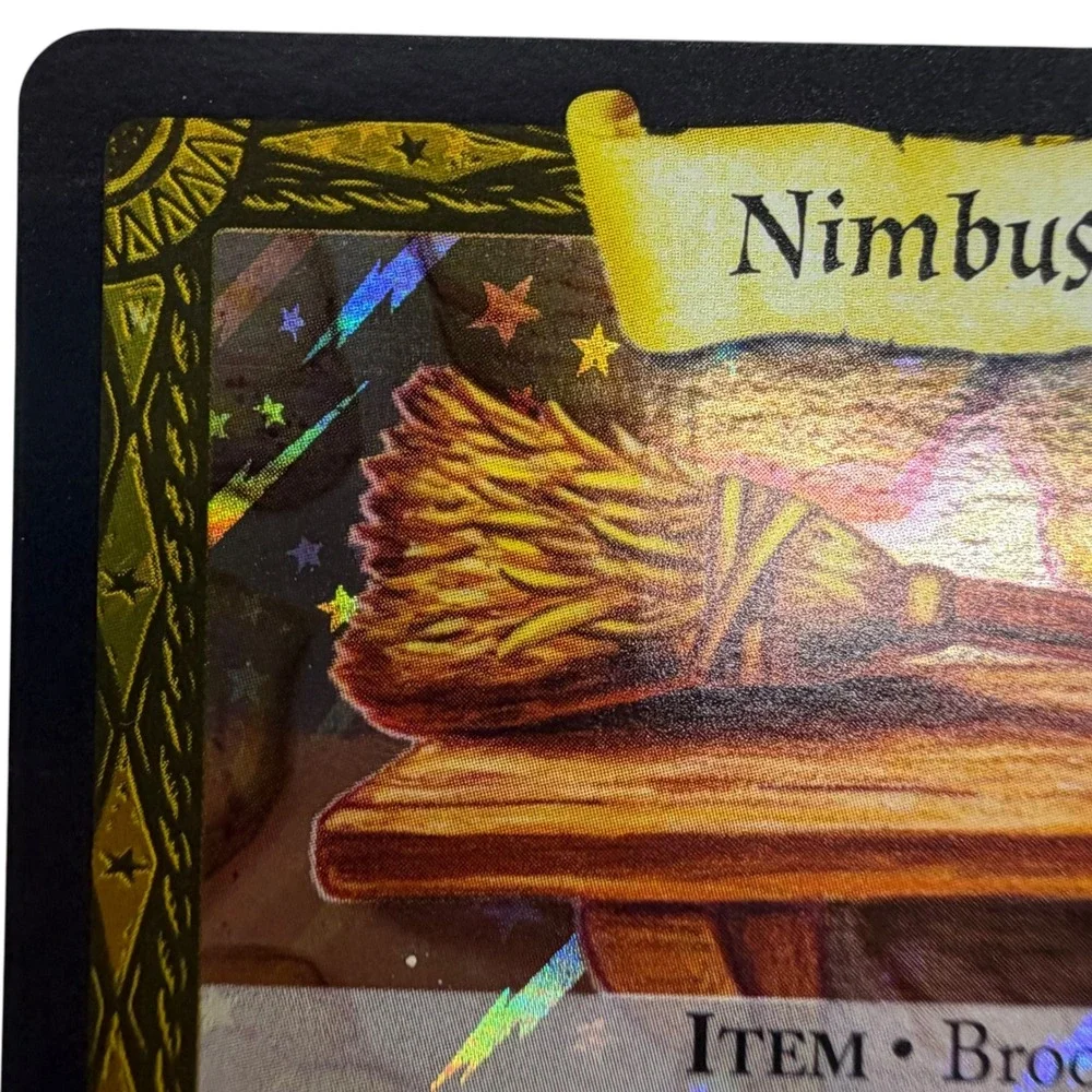 Harry Potter TCG Nimbus Two Thousand 16/80 Quidditch Cup Rare Holo Foil 2001 EX